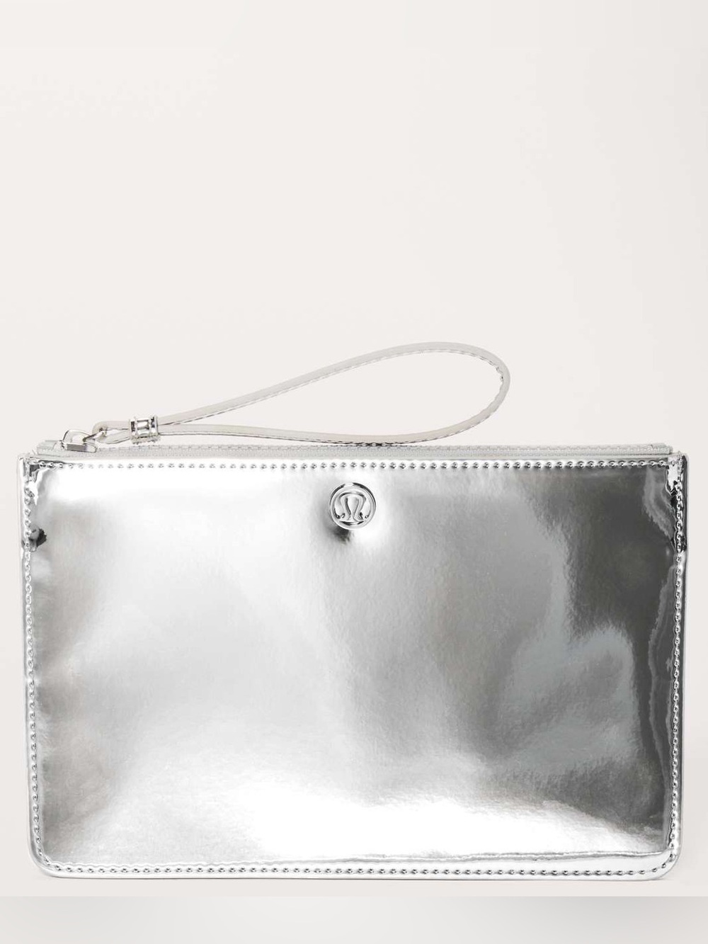 Lululemon Goody Bag Wristlet – Silver ✨ Rare 2018